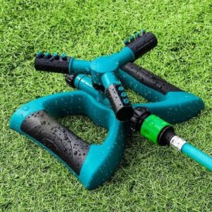 Rotational Garden Sprinkler - 360° Auto-Rotating Lawn & Garden Water Sprayer (10m Radius)
